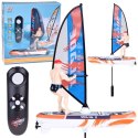 Zdalnie sterowany świecący WINDSURFER pływający na pilota RC0740
