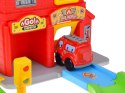 Zestaw Garaż samochodowy ze zjazdem STRAŻ POŻARNA + auto strażackie ZA5691