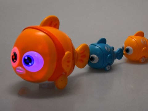 Zestaw Interaktywna RODZINA RYBEK + wędka i łowienie na magnes ZA6016