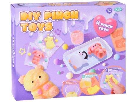 Zestaw kreatywny seria: Zrób to sam ZWIERZAKI GLUTY - breloki 3D DIY ZA5985