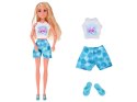 Zestaw ubranka dla lalki wakacyjne stylizacje sukienka dodatki ZA5706