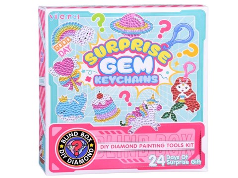 Zrób to sam DIY Bajkowa wyklejanka - HAFT diamentowy - breloczki ZA6019