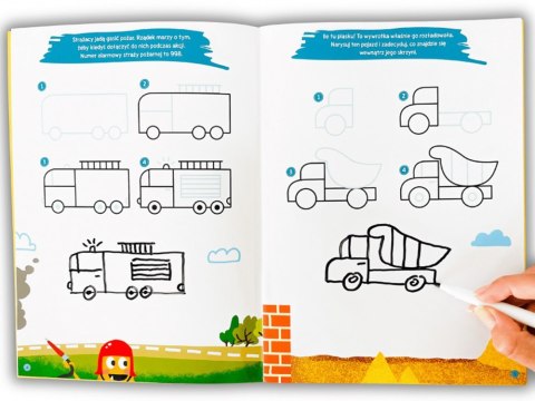 Kapitan Nauka Bazgraki uczą się rysować. Pojazdy KS1197