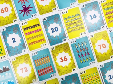 Kapitan Nauka EDUseria. Tabliczka mnożenia. Gra karciana GR0817