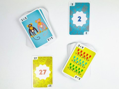 Kapitan Nauka EDUseria. Tabliczka mnożenia. Gra karciana GR0817