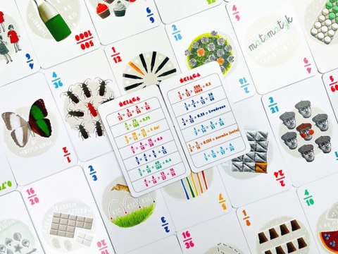 Kapitan Nauka EDUseria. Ułamki. Gra karciana GR0818