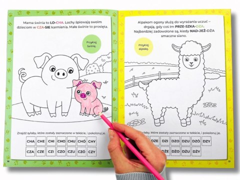 Kapitan Nauka Kolorowanka sylabowa. Na wsi KS1211