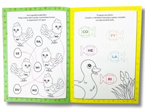 Kapitan Nauka Kolorowanka sylabowa. Na wsi KS1211