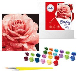 Malowanie po numerach 40 x 40 cm KHO3236 Doskonała róża AP0095