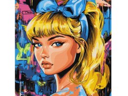 Malowanie po numerach 40 x 40 cm KHO8602 Nowoczesny Kopciuszek AP0102