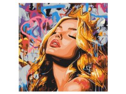 Malowanie po numerach 40 x 40 cm KHO8603 Nowoczesna Śpiąca Królewna AP0103