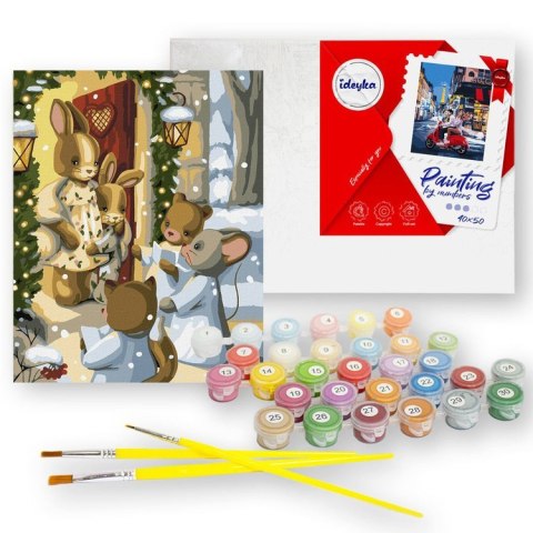 Malowanie po numerach 40x50 cm KHO6551 Magia kolęd AP0109