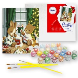 Malowanie po numerach Święta 40x50 cm KHO6555 Prezenty dla bliskich AP0111