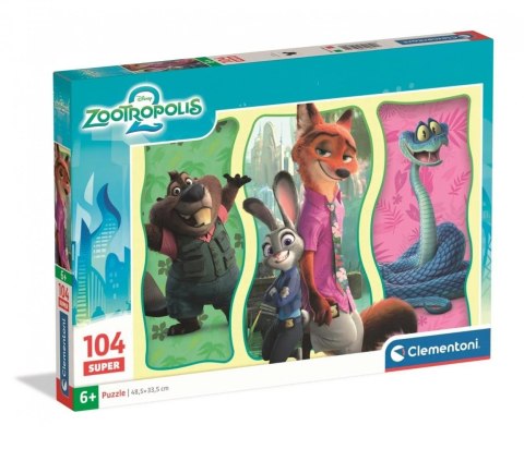 Puzzle 104 Super Zootopia 2