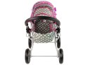Alice Wózek Dla Lalek Szary w Białe Gwiazdki