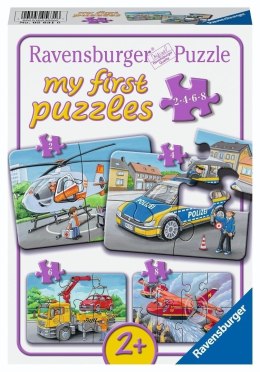 Puzzle 2/4/6/8 Emergency Vehicles