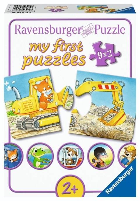 Puzzle 9x2 Animal Construction