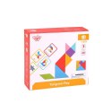 TOOKY TOY Drewniane Puzzle Tangram Układanka