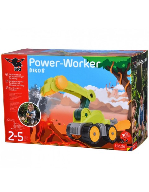 BIG Pług Zraszacz Dinozaur Power Worker Zabawka do Piasku