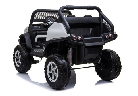 LEAN CARS Auto na Akumulator Mercedes Unimog Biały