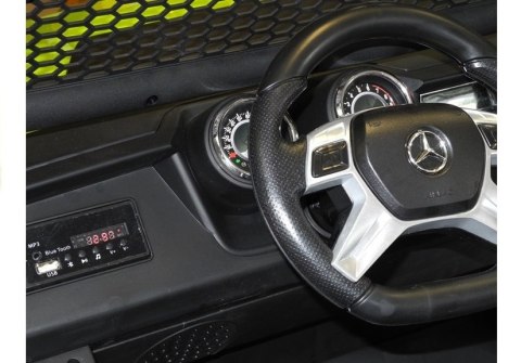 LEAN CARS Auto na Akumulator Mercedes Unimog Biały
