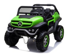 LEAN CARS Auto na Akumulator Mercedes Unimog Zielony