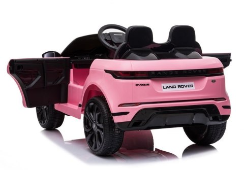 LEAN CARS Auto na Akumulator Range Rover Evoque Różowy