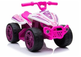 LEAN CARS Quad na akumulator TR1805 Biało-różowy