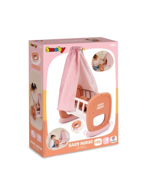 Smoby Baby Nurse Kołyska z Baldachimem