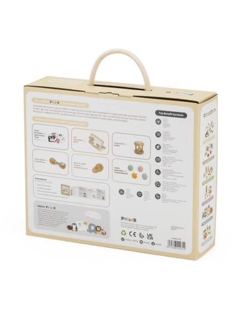 VIGA Zestaw Zabawek Edukacyjnych Pudełko Box od urodzenia do 6 miesiąca