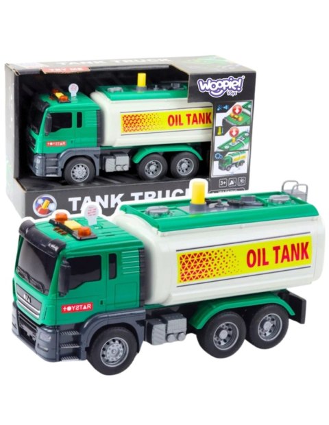WOOPIE Ciężarówka Cysterna Na Wodę Dźwięk Światła 1:14