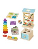 WOOPIE GREEN Pudełko Box 6w1 13-15m Montessori Edukacyjne Sensoryczne FSC