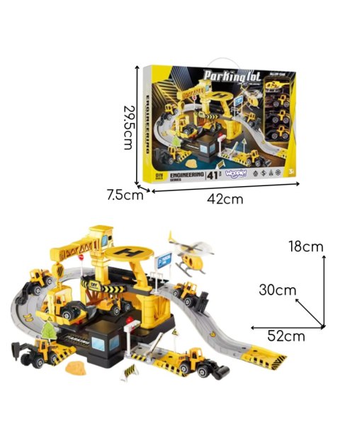 WOOPIE Garaż Parking Roboty Drogowe 41el.
