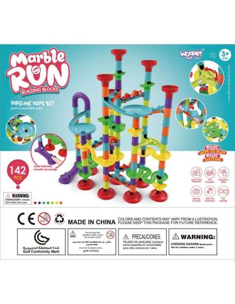 WOOPIE Kulodrom Tor Kulkowy Zestaw Spirala 142 el.