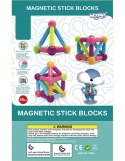 WOOPIE Magnetyczne Klocki Konstrukcyjne Edukacyjne Duże Grube 38 el.