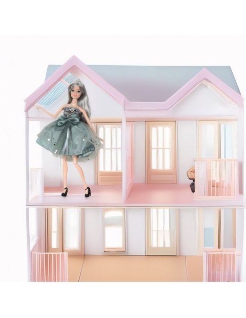 WOOPIE ROYAL Lalka Emi w Eleganckiej Sukni Tiulowej z Kokardą i Bukietem