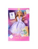 WOOPIE ROYAL Lalka Lily Długie Blond Włosy 30 cm Lawendowa Suknia Akcesoria