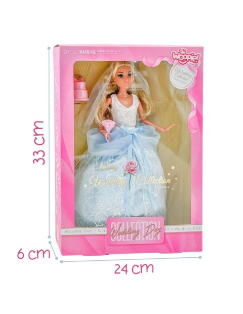 WOOPIE ROYAL Lalka Modowa LILY Panna Młoda z Tortem