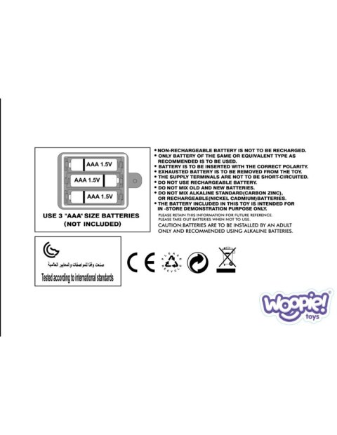 WOOPIE BABY Przytulanka Usypiacz Projektor 2w1 Miś - 10 Kołysanek