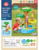 WOOPIE Stolik Wodny 2w1 Piaskownica Wesołe Drzewko 8 akc.