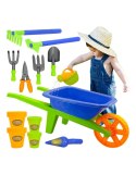 WOOPIE Taczka Ogrodowa Zestaw Małego Ogrodnika 13el.