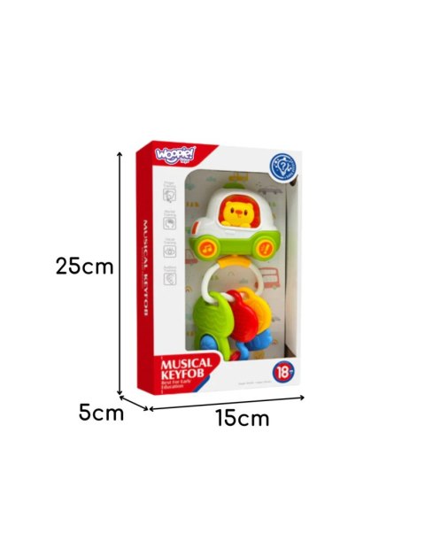 Woopie Baby Zabawka Interaktywna Pilot Samochodzik z Kluczykami Grzechotka Gryzak