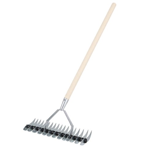 LEAN Aerator Wertykulator Ogrodowy Ręczny Do Trawnika Dwustronny LEAN 34 cm