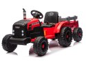 LEAN CARS Traktor Na Akumulator CH9959B Z Przyczepą Czerwony 24V