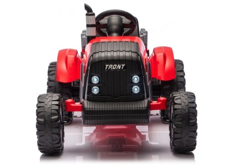 LEAN CARS Traktor Na Akumulator CH9959B Z Przyczepą Czerwony 24V