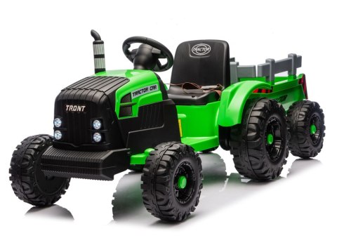 LEAN CARS Traktor Na Akumulator CH9959B Z Przyczepą Jasno Zielony 24V