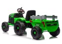 LEAN CARS Traktor Na Akumulator CH9959B Z Przyczepą Jasno Zielony 24V