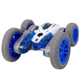 LEAN Toys Autko Kaskaderskie Zdalnie Sterowane RC Światła Dym Drift 360° Niebieski