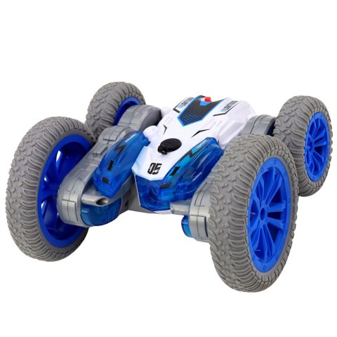 LEAN Toys Autko Kaskaderskie Zdalnie Sterowane RC Światła Dym Drift 360° Niebieski