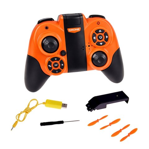 LEAN Toys Dron Zdalnie Sterowany RC Latający Quadcopter Światła LED Aplikacja